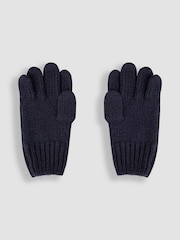 JoJo Maman Bébé Indigo Fox Appliqué Gloves - Image 5 of 5