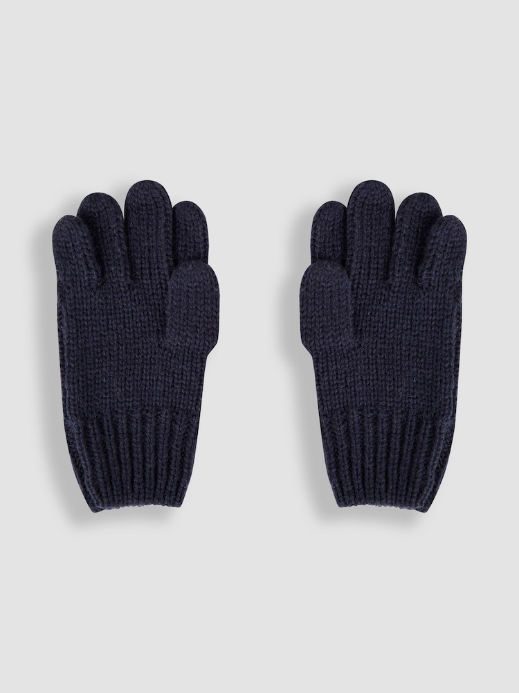 JoJo Maman Bébé Indigo Fox Appliqué Gloves - Image 5 of 5