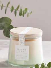 Teal Blue Island Spa Large Scented Candle - Image 3 of 3