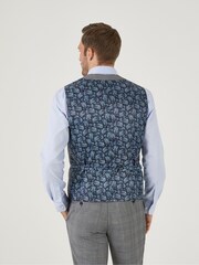 Skopes Grey Buxton Check Tailored Fit Suit Waistcoat - Image 2 of 4
