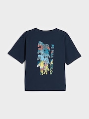 Paul Smith Junior Boys Oversized Short Sleeve Iconic Print 100% Cotton T-Shirt - Image 5 of 6