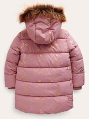 Boden Pink Longline Padded Coat - Image 2 of 4