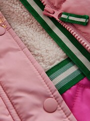 Boden Pink Longline Padded Coat - Image 3 of 4