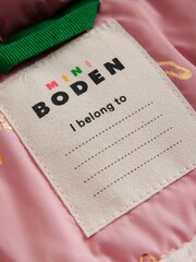 Boden Pink Longline Padded Coat - Image 4 of 4