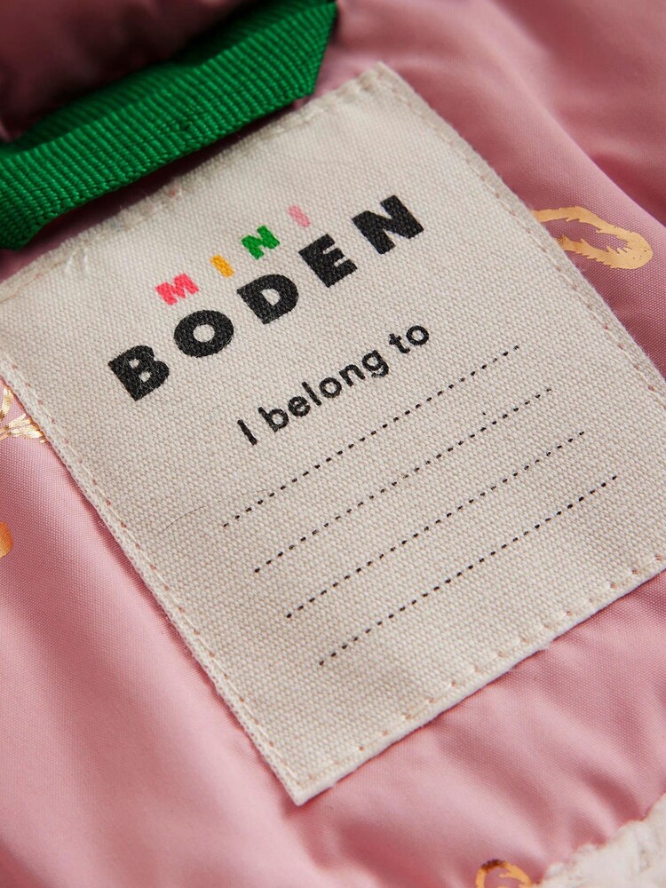 Boden Pink Longline Padded Coat - Image 4 of 4