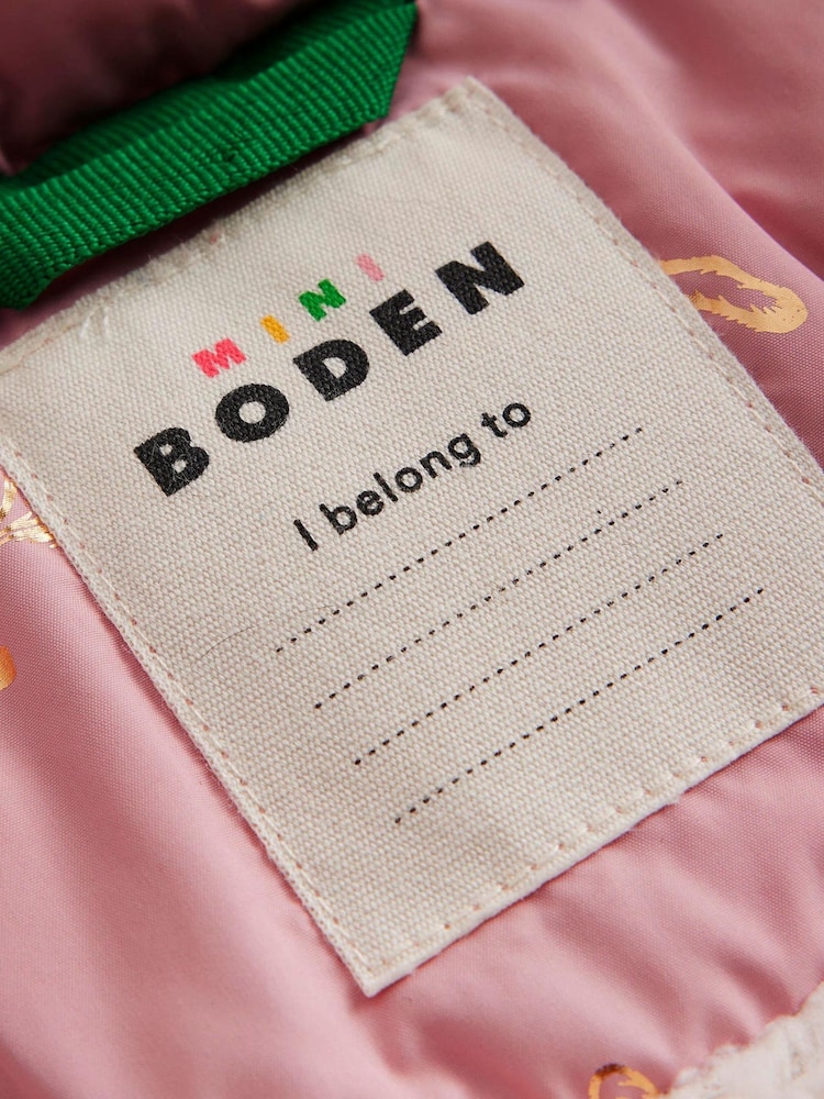 Boden Pink Longline Padded Coat - Image 4 of 4 Boden Pink Longline Padded Coat - Image 4 of 4