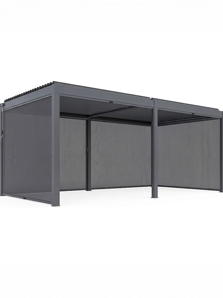 Royalcraft Grey ZOYA 4 Seater Garden Lounging Set with Coffee Table - Image 4 of 4