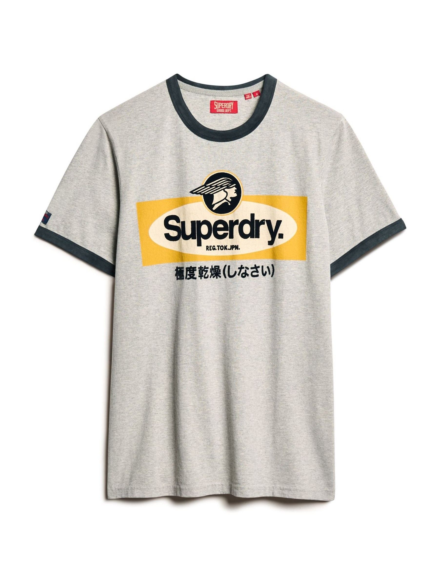 Superdry Workwear Graphic Tee T-Shirt Donna, Basic Stampata, Cotone, Vestibilità Regolare