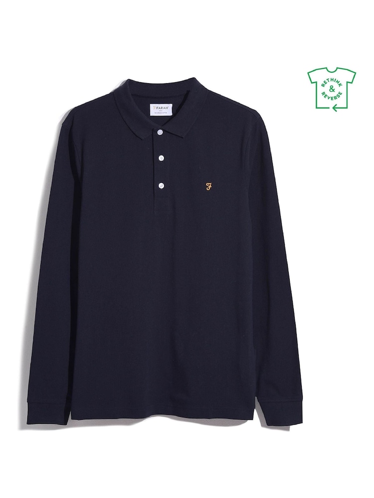 Farah Blanes Long Sleeve Polo Shirt - Image 5 of 5