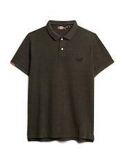 Superdry Destroy Black Vint Destroy 100% Cotton Polo Shirt - Image 5 of 6