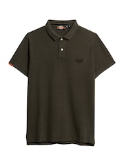 Superdry Destroy Black Vint Destroy 100% Cotton Polo Shirt - Image 6 of 6