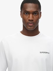 Superdry White Tech Relaxed T-Shirt - Image 2 of 5