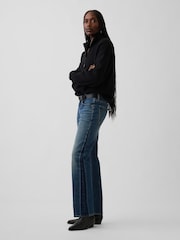 Gap Dark Wash Mid Rise Relaxed Straight Jeans - Image 5 of 6