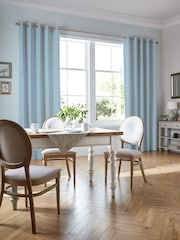 Laura Ashley China Blue Louise Star Made to Measure Curtains - Image 2 of 8