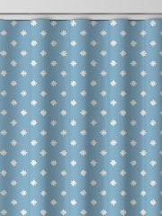 Laura Ashley China Blue Louise Star Made to Measure Curtains - Image 7 of 8