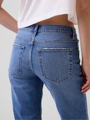 Gap Medium Wash Mid Rise Relaxed Straight Jeans - Image 4 of 5