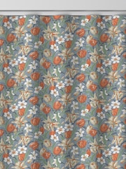 Laura Ashley Dusky Seaspray Blue Tulips Made to Measure 100% Cotton Curtains - Image 8 of 9