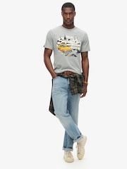 Superdry Grey New York VL Graphic T-Shirt - Image 2 of 5