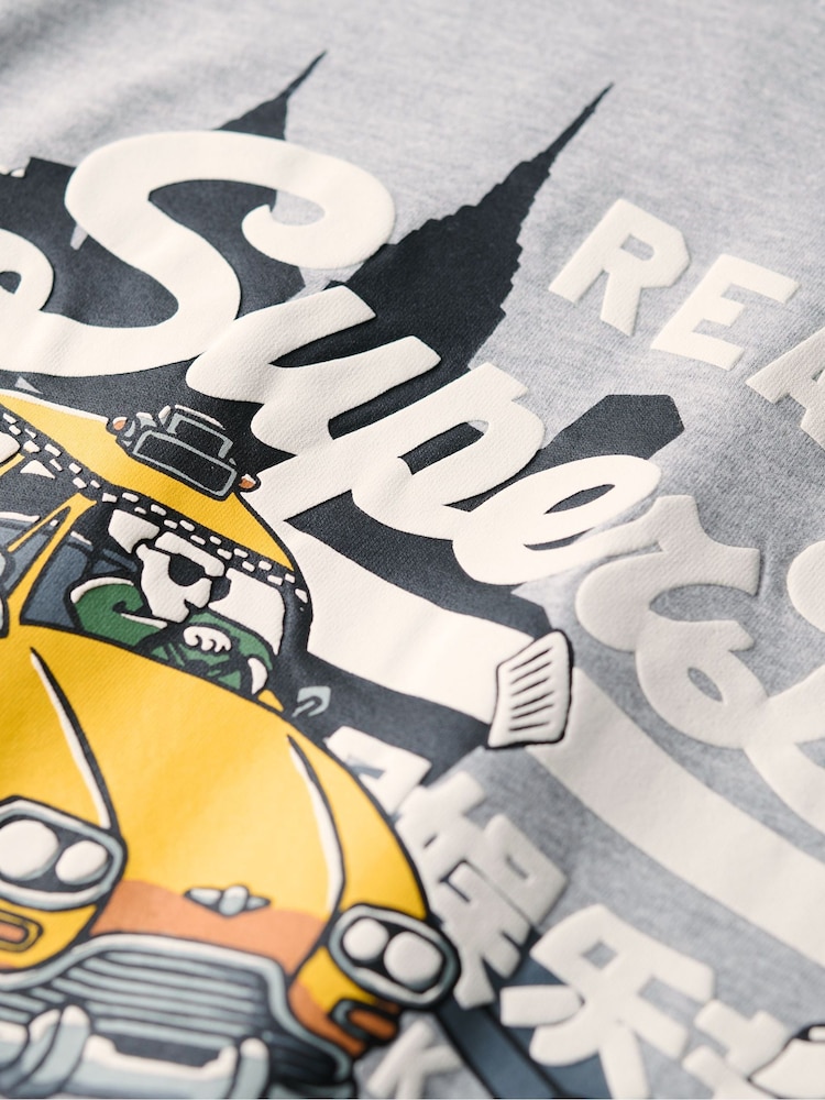 Superdry Grey New York VL Graphic T-Shirt - Image 5 of 5
