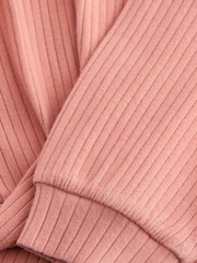 وردي - طقم من بلوفر وبنطلون ضيق مضلع (3 أشهر-7 سنوات) - صورة 7 من 7