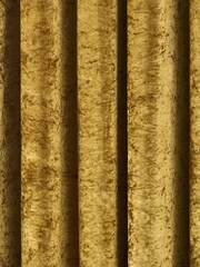 Riva Paoletti Ochre Yellow Verona Crushed Velvet Eyelet Curtains - Image 3 of 4