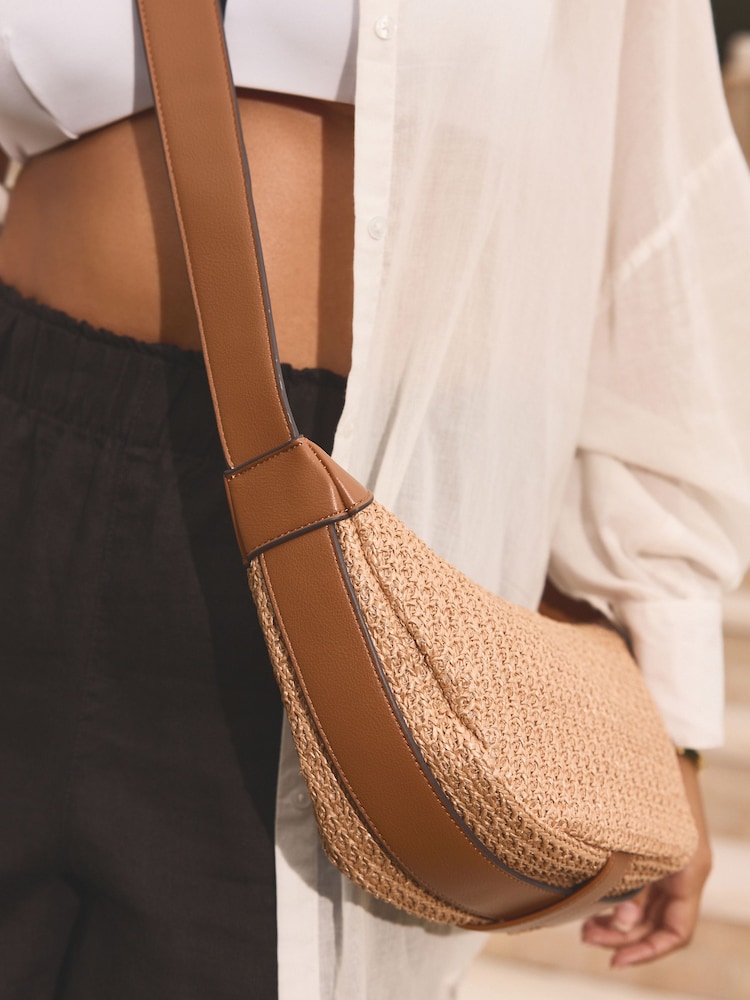 Natural Sling Cross-Body Bag - Image 4 of 4 Natural Sling Cross-Body Bag - Image 4 of 4