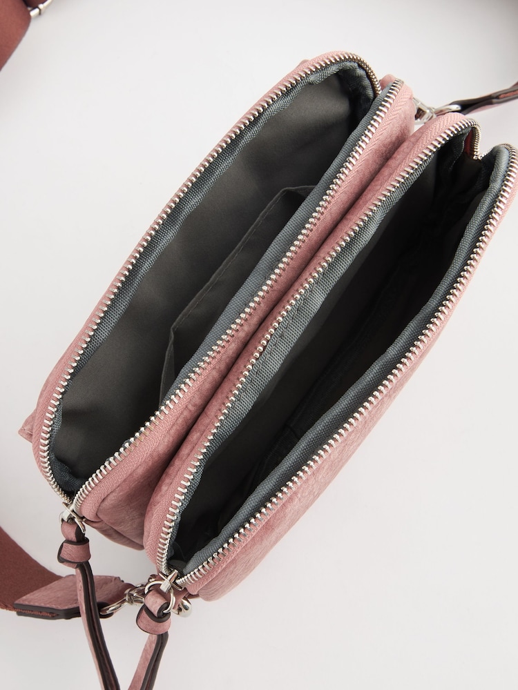 Pink Utility Wash Cross-Body Bag - Image 9 of 9