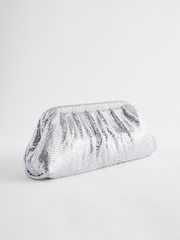 Silver Chainmail Clutch Bag - Image 5 of 8