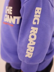 Lilac Purple Sweatshirt and Utility Joggers 2 Piece Set (3mths-7yrs) - Image 5 of 5