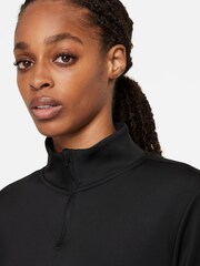 črna - Nike Therma-Fit Half-Zip dolg rokav; Tekaška majica z dolgimi rokavi - Slika 4 iz 5