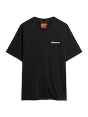 Superdry Black Tech Relaxed T-Shirt - Image 4 of 5