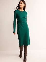Boden Green Nadia Jersey Midi Dress - Image 4 of 6