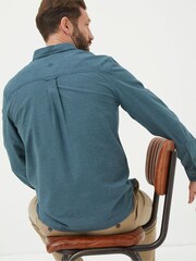 FatFace Green Tadlow Shirt - Image 2 of 5
