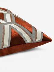 Бархатная подушка с геометрическим узором Collection Luxe - Изображение 4 из 4