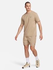Nike Khaki/Green Dri-FIT Form 7 inch Unlined Training Shorts - Image 5 of 7