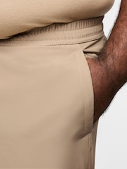 Nike Khaki/Green Dri-FIT Form 7 inch Unlined Training Shorts - Image 6 of 7