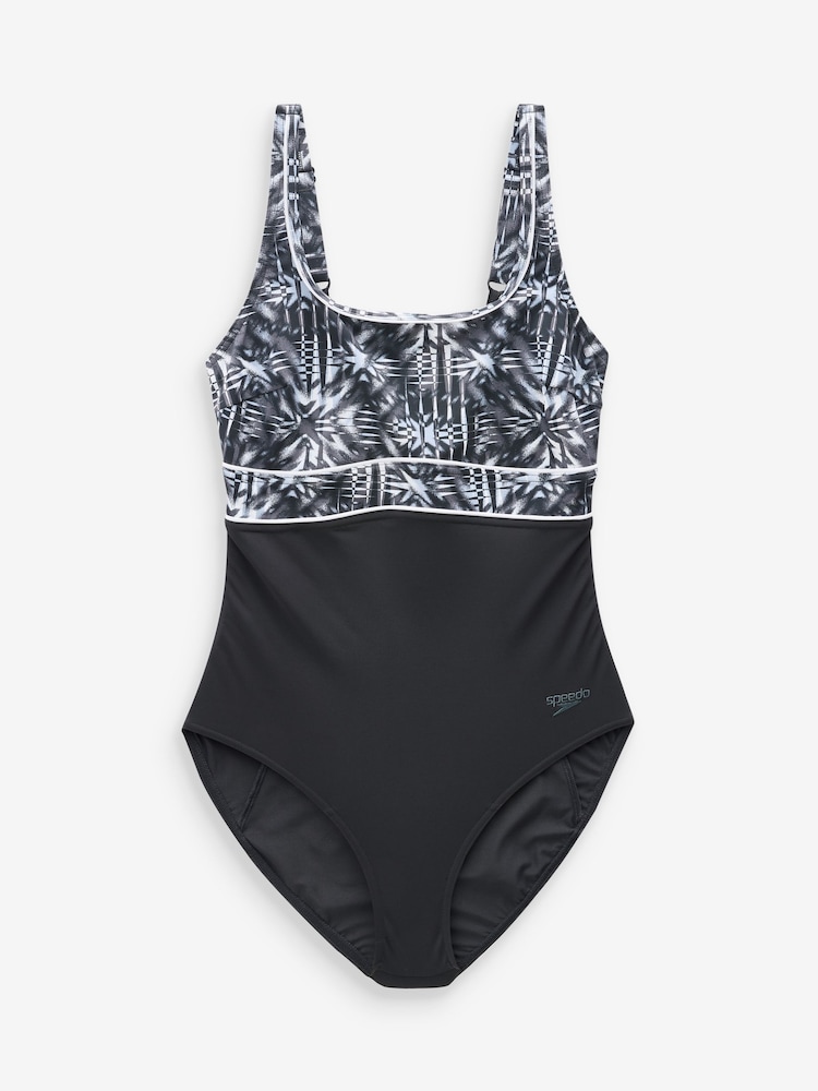 Speedo Shaping Womens ContourEclipse Printed Swimsuit - Image 7 of 7 Speedo Shaping Womens ContourEclipse Printed Swimsuit - Image 7 of 7