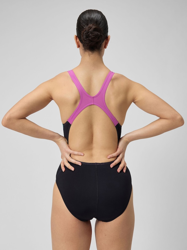 Speedo Black Allover Digital Recordbreaker Womens Swimsuit - Image 2 of 6