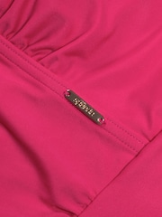 Speedo Pink Womens Shaping V-Neck 1 Piece Swimsuit - Image 6 of 7