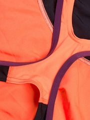Speedo Black Placement Laneback Womens Swimsuit - Image 7 of 7
