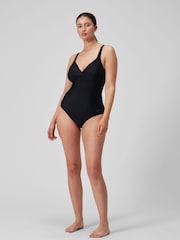 Speedo Black Shaping Womens Cross Knot 1 Piece Swimsuit - Image 3 of 8
