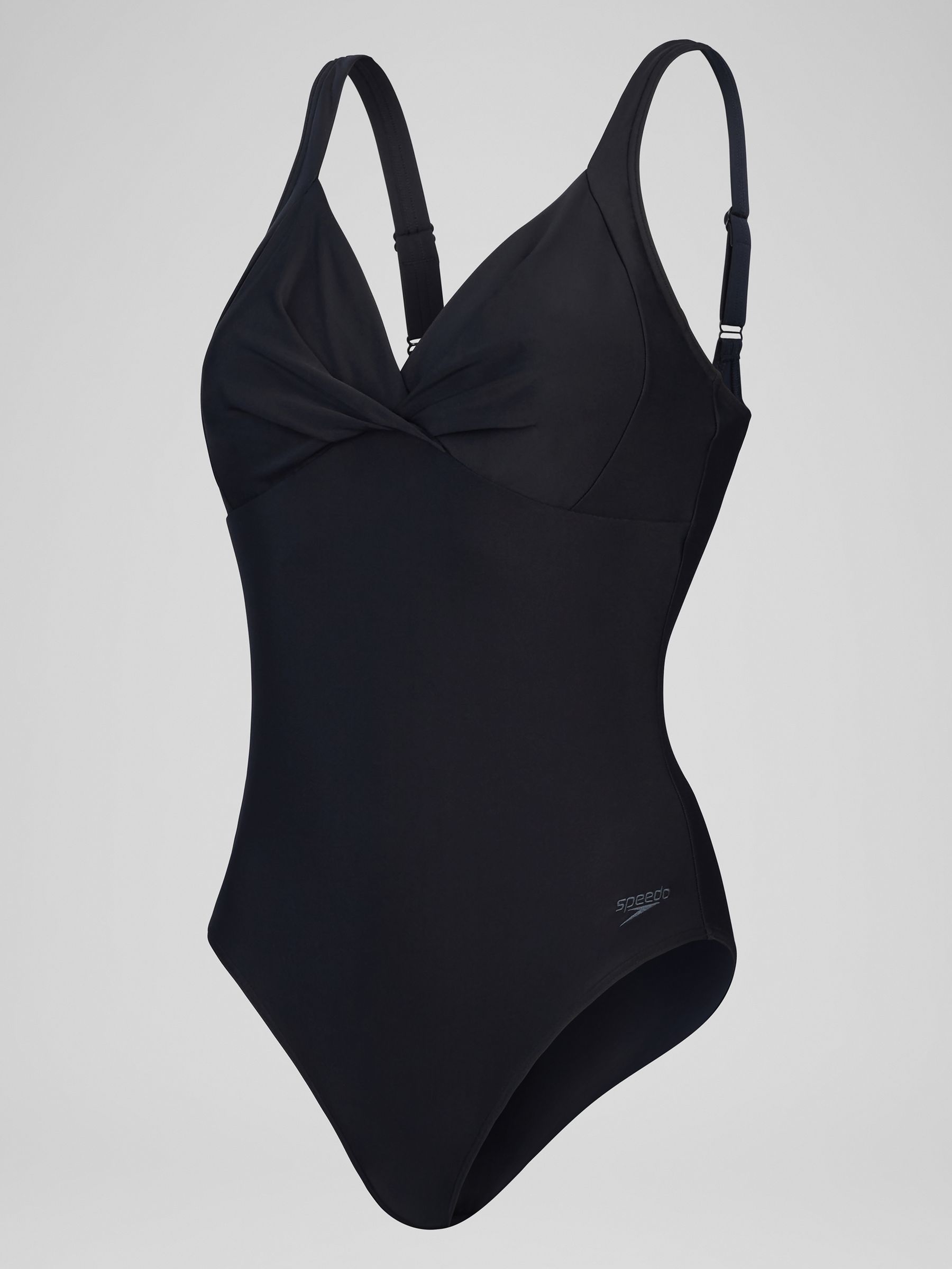 Buy Speedo Black Shaping Womens Cross Knot 1 Piece Swimsuit from Next Sweden