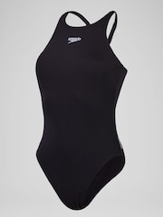 Speedo Black End+ V Back Longer Body Womens Swimsuit - Image 5 of 6