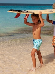 Boys Hawaii Swim 100% Cotton Shorts - Image 1 of 3