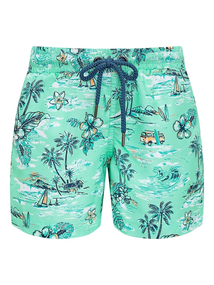 Boys Hawaii Swim 100% Cotton Shorts - Image 3 of 3