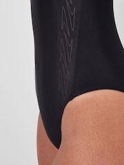 Speedo Black HyperBoom Splice Racerback Womens Swimsuit - Image 5 of 7
