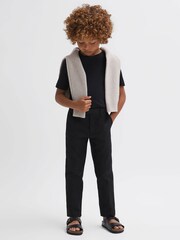 Черный - Брюки чинос зауженного кроя Reiss Eastbury - Image 5 of 6