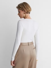 Atelier Silk-Blend Knit V-Neck Jumper - Image 5 of 6