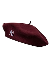 New Era Red Wool Script New York Yankees Beret - Image 1 of 5