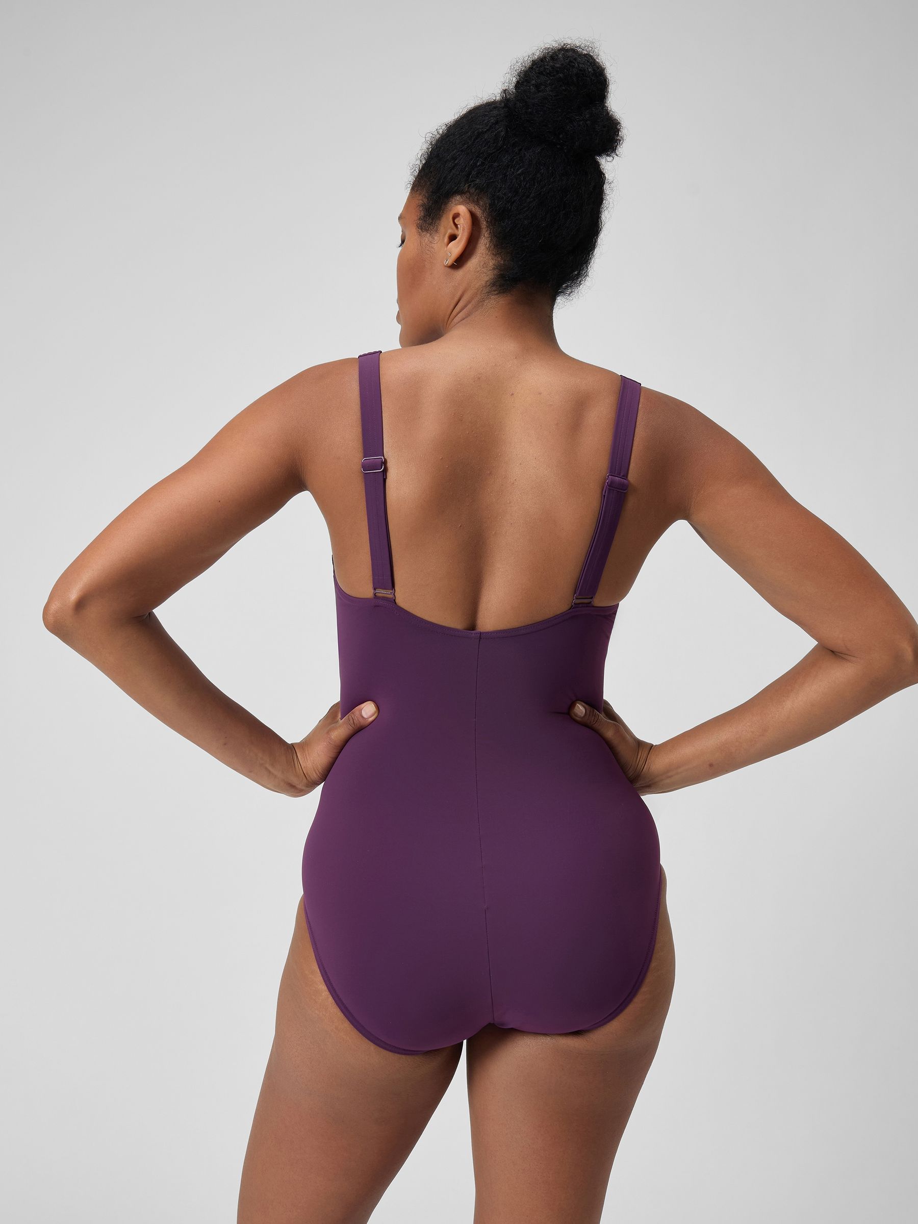 Buy Speedo Purple Womens Shaping Printed Luna Elustre 1